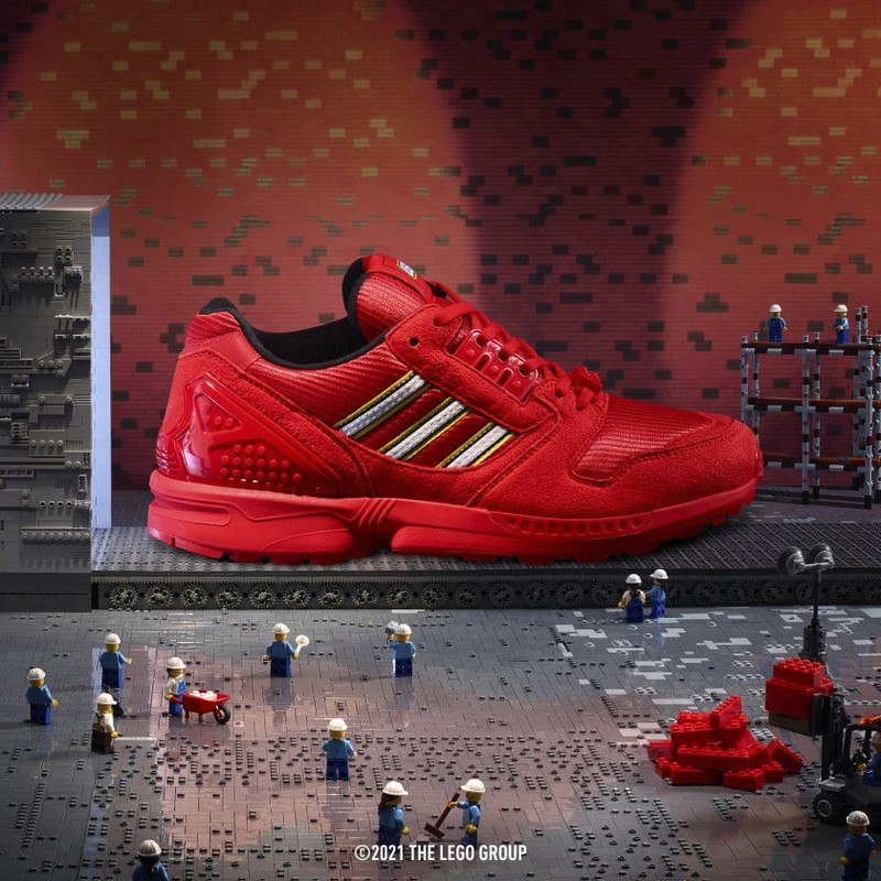 LEGO x adidas ZX 8000 Red | FY7084 | Grailify